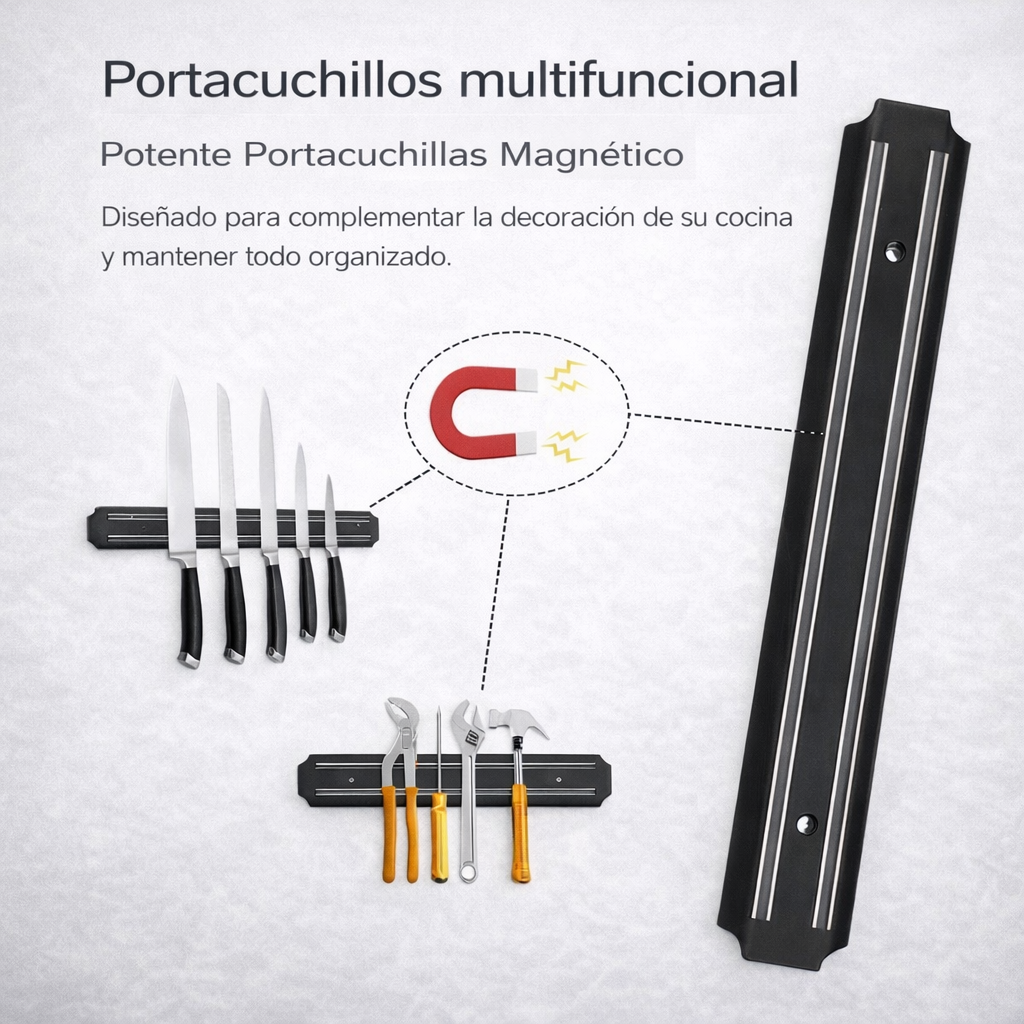 Barra Imantada para Cuchillos 33 cm