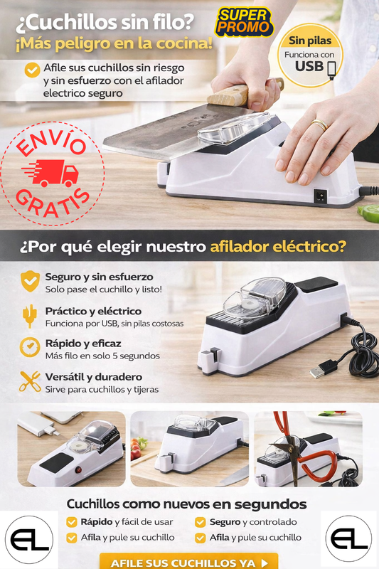 🔪 Afilador Eléctrico de Cuchillos y Tijeras